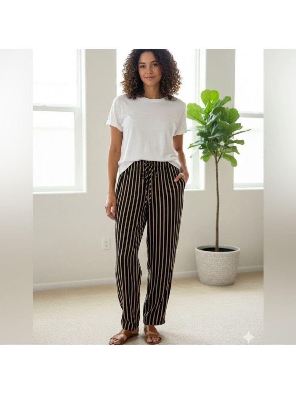 Knot Sisters Striped Pants